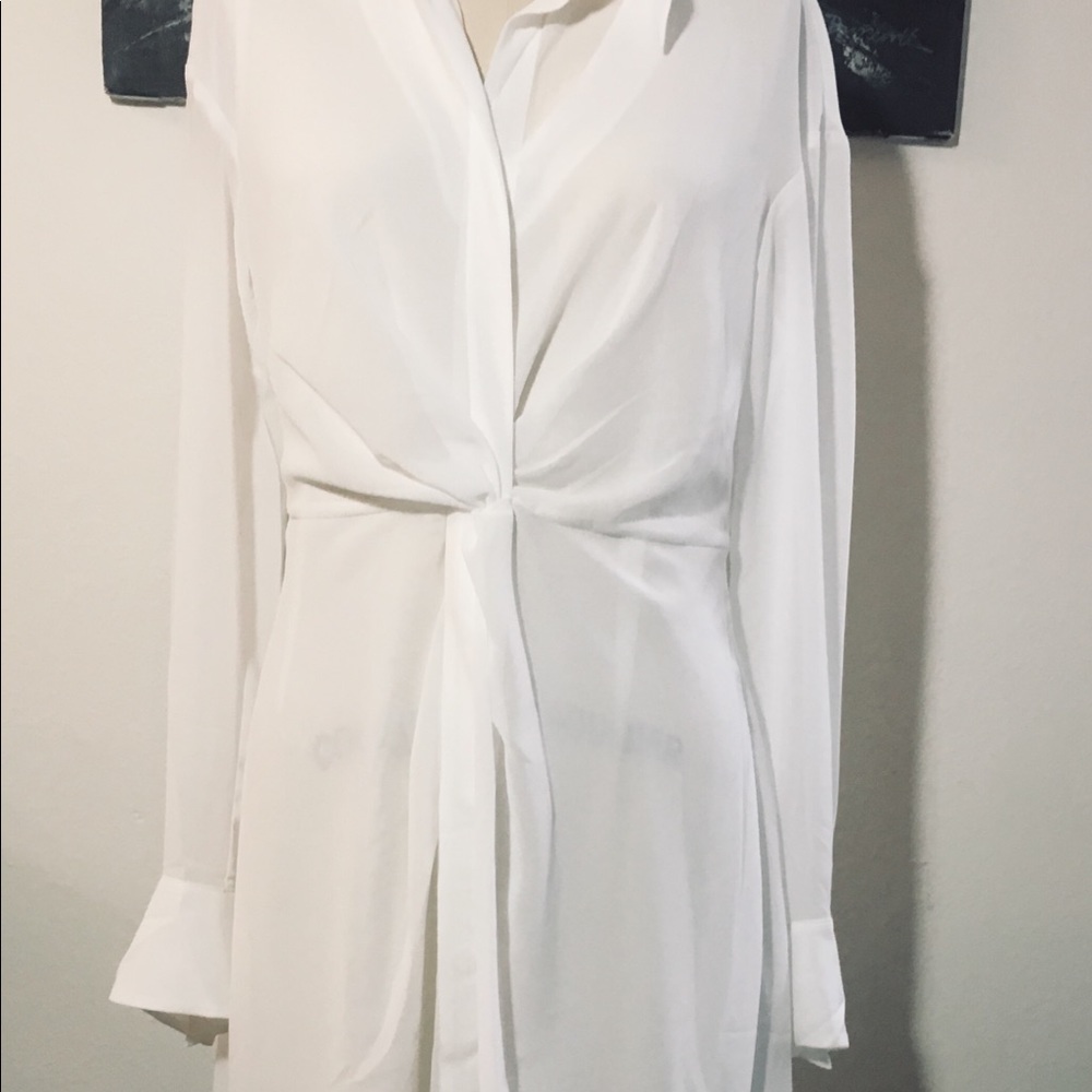 A.L.I.K.E. Silk Chiffon Dress